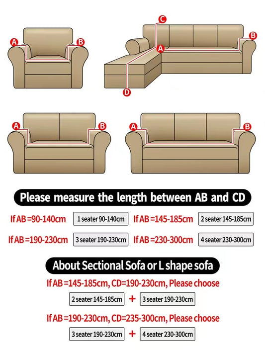 4 sizes Stretchy Sofa Cover