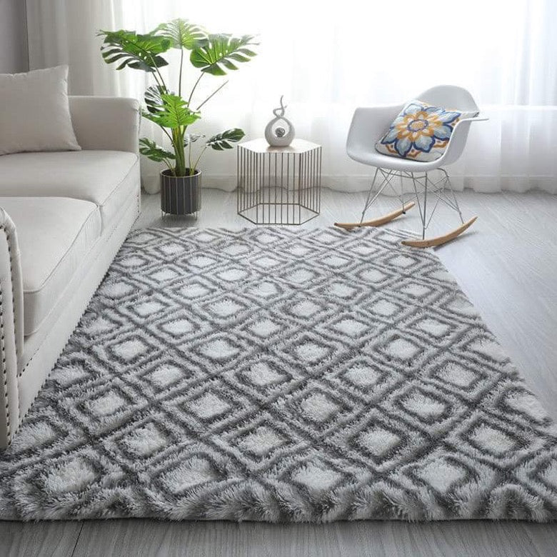 Area Rug Fluffy long hair plushy soft floor mat