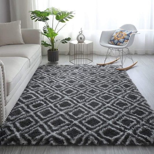 Area Rug Fluffy long hair soft plush rug carpet