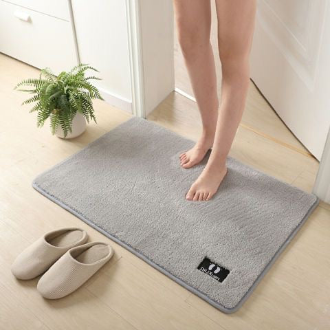 Bathroom mat 1 piece Light Grey