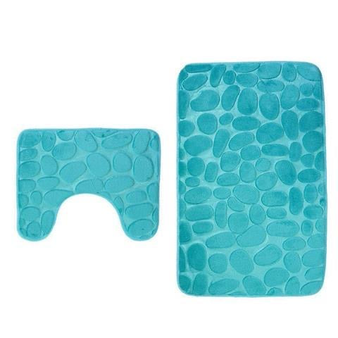 Bathroom toilet set 2 pcs Light blue