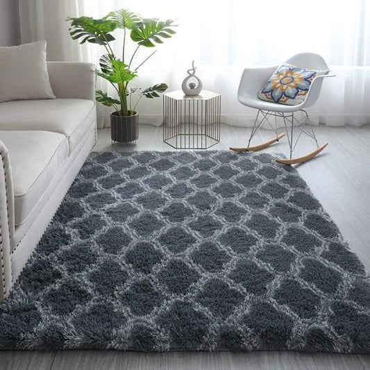 Area Rug Fluffy long hair plushy soft floor mat