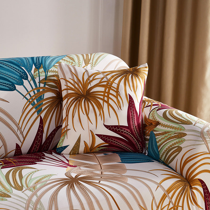 4 sizes stretch sofa covers brown