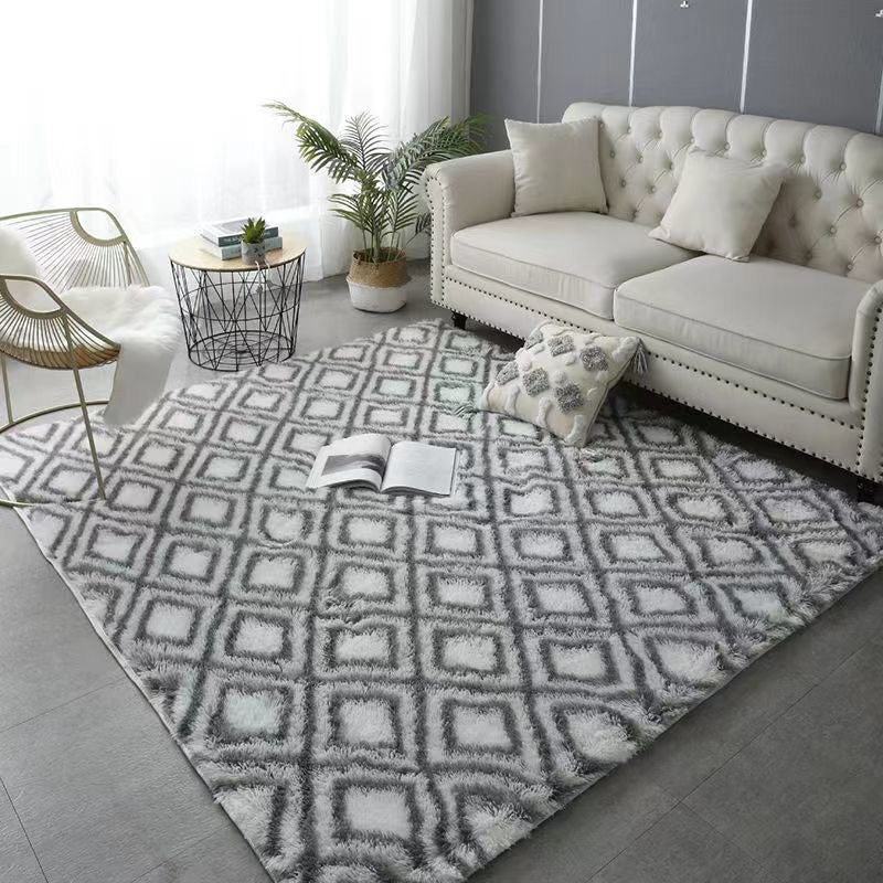 Area Rug Fluffy long hair plushy soft floor mat