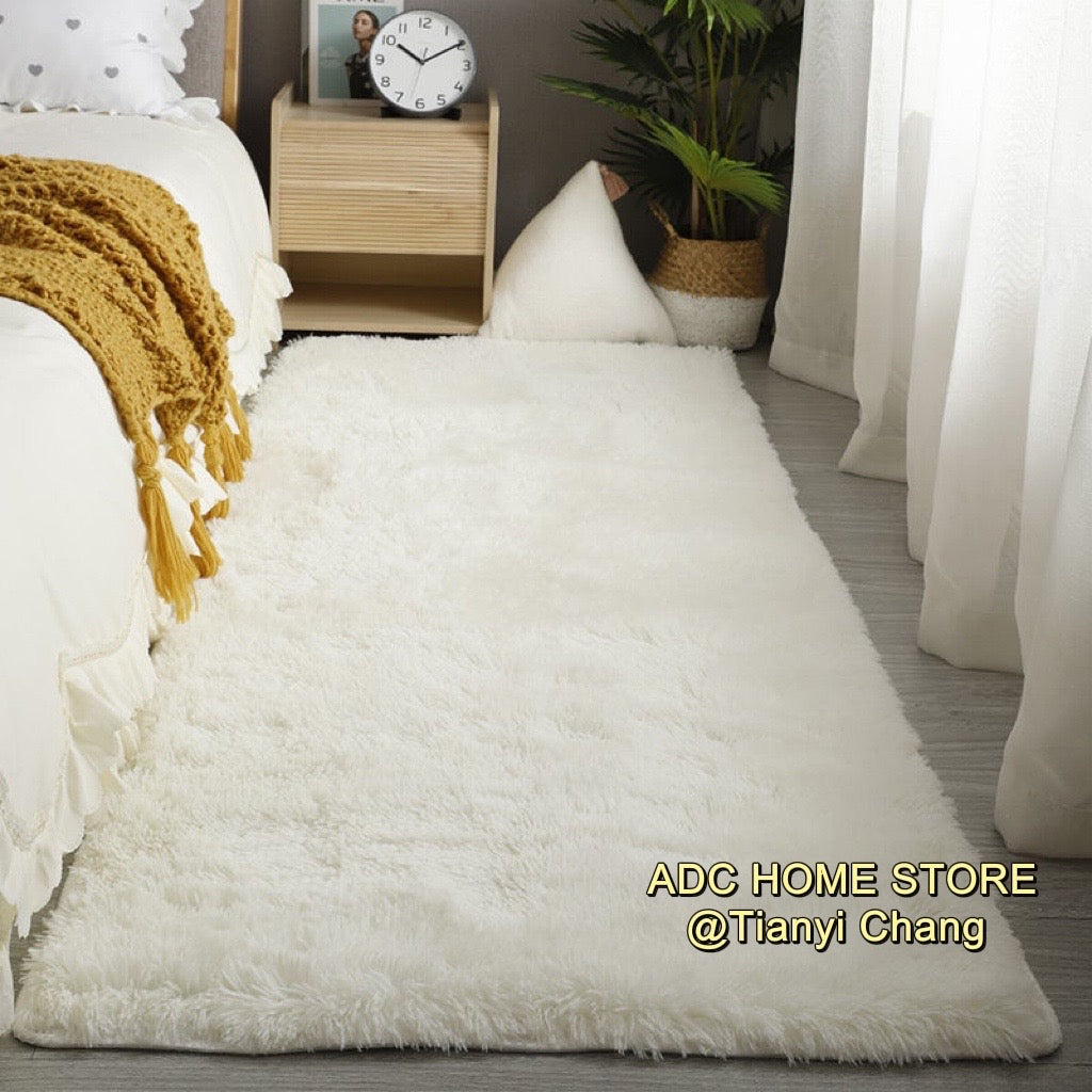 Area Rug Fluffy long hair extra large rug