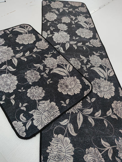 Anti-Slip Kitchen area rug 2 pieces in 1 set