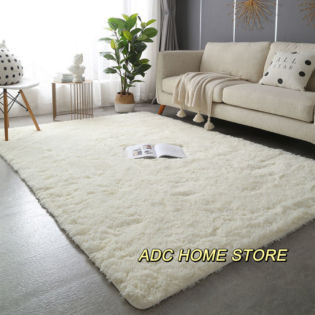 Area Rug Fluffy long hair extra large rug