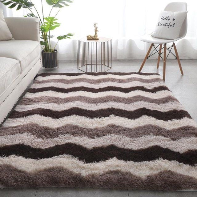 Area Rug Fluffy long hair plushy soft floor mat