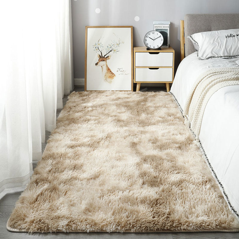 Area Rug Fluffy long hair plushy rugs carpet soft